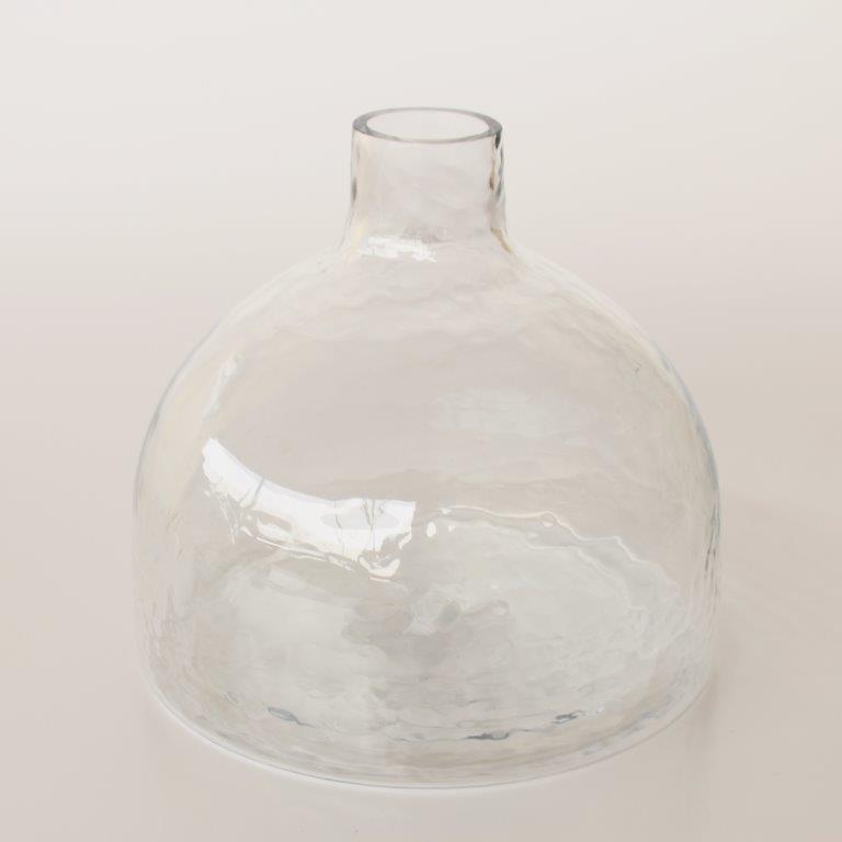 Large Fat Glass Vase